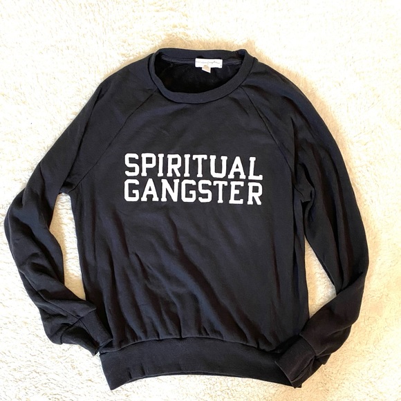 Spiritual Gangster Tops - Spiritual Gangster Lightweight Crew Sweatshirt XS